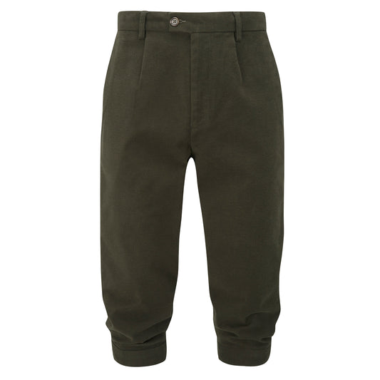 Jagd Kniebundhose Moleskin Breeks Oliv