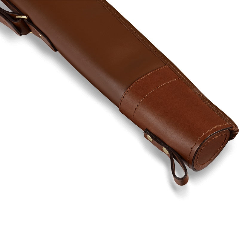 englisches Leder Flintenfutteral - Byland Leather in London Tan - LGS6(TN30)