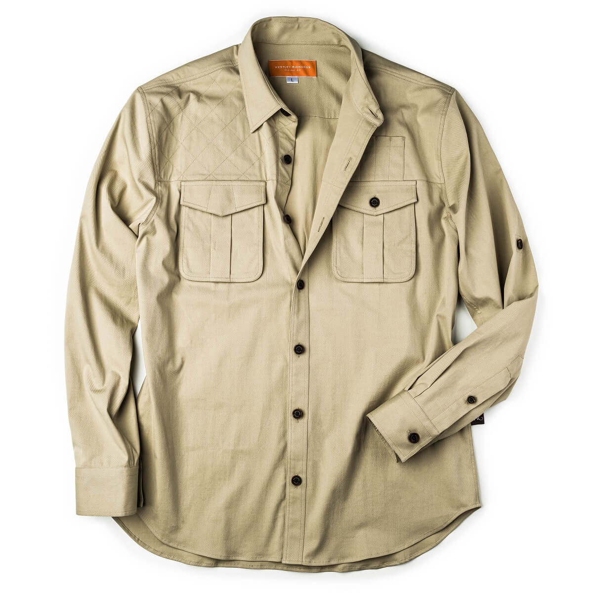 Campaign Safari Shirt in Light Stone