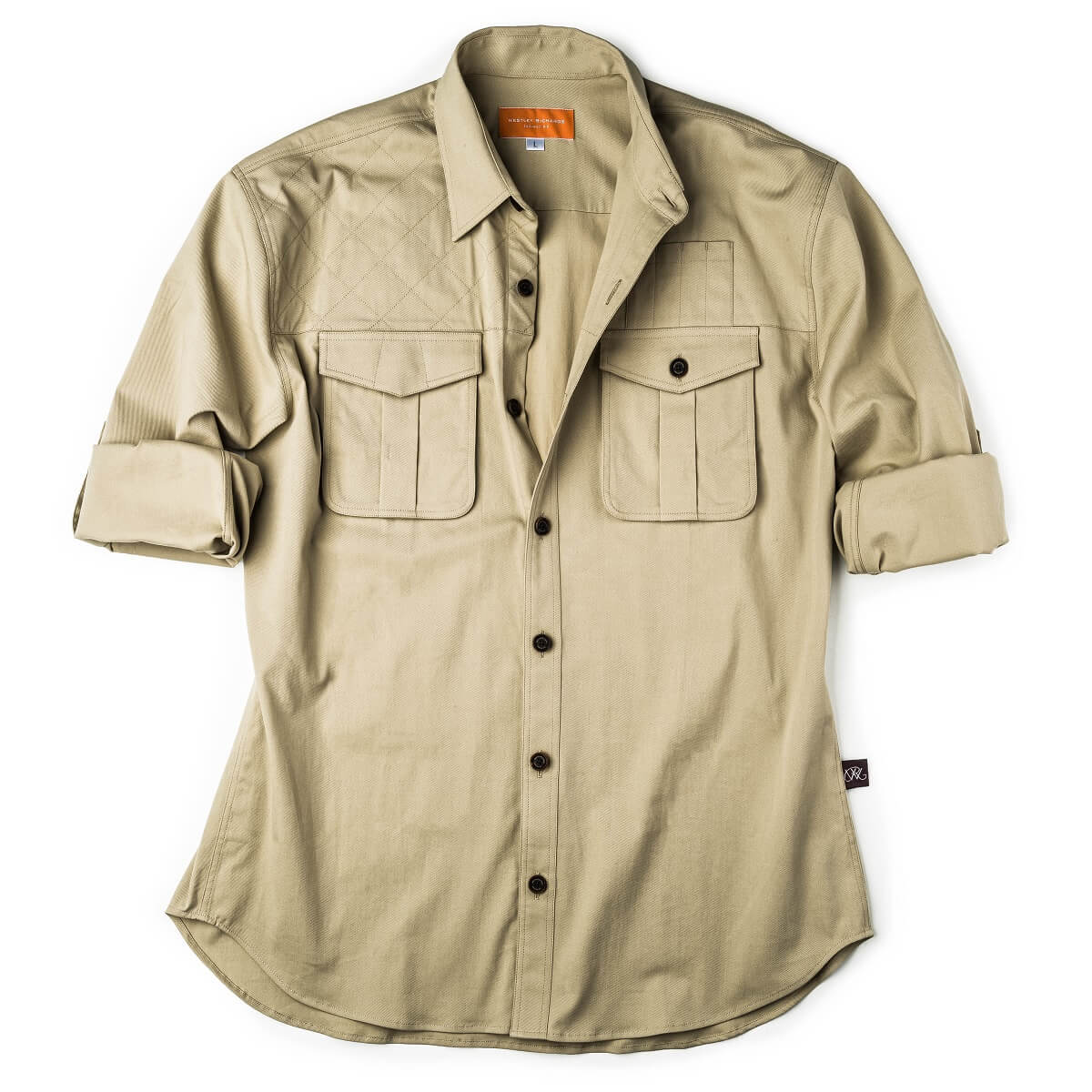 Campaign Safari Shirt in Light Stone