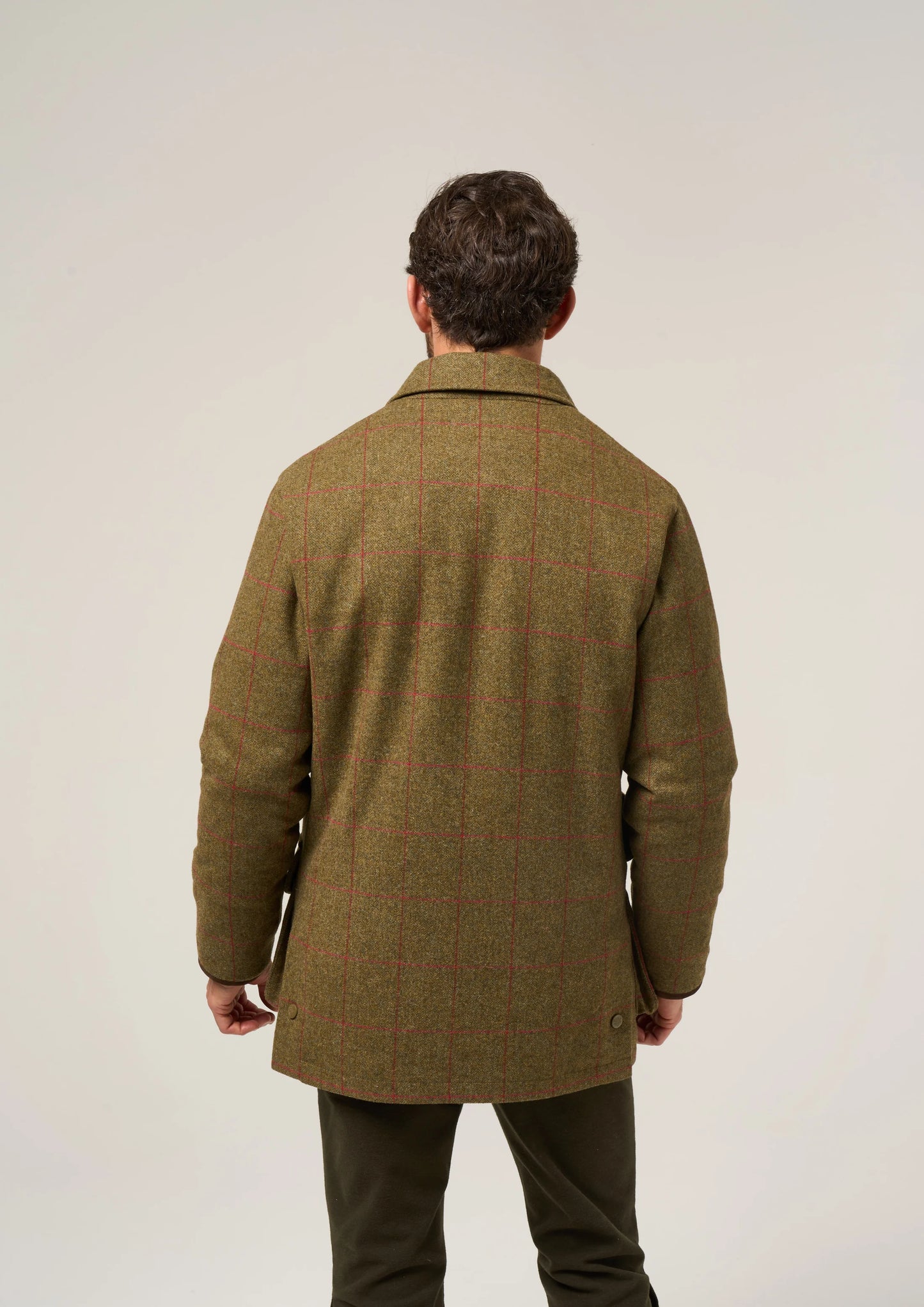 Herren Tweed Jacke Combrook in sage