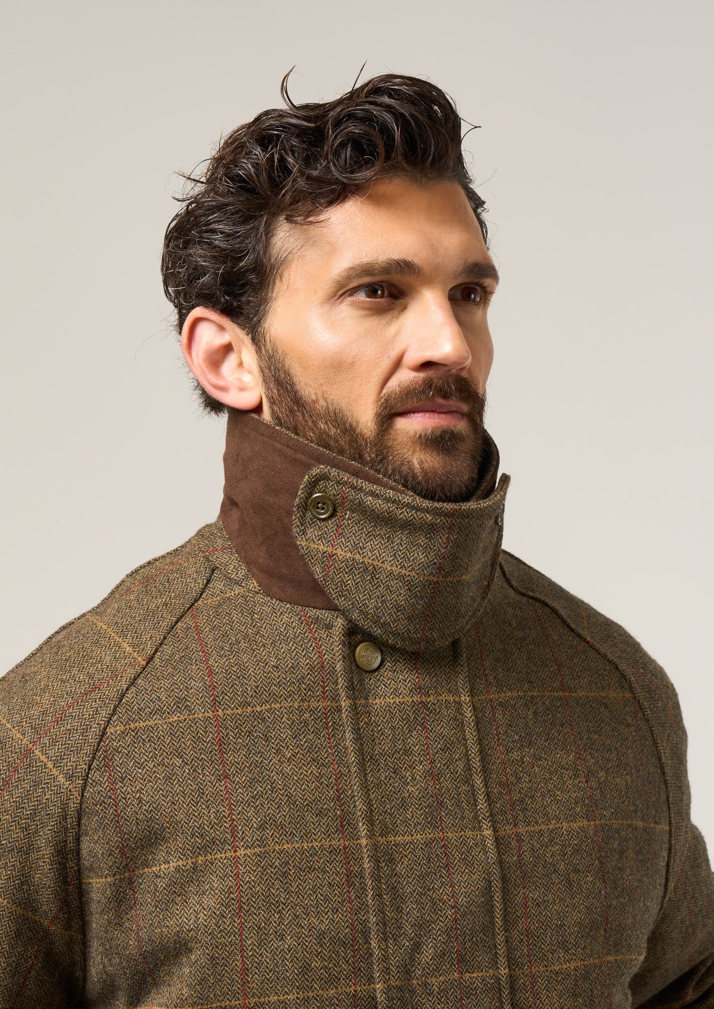 Tweed Jacke Herren Jagd