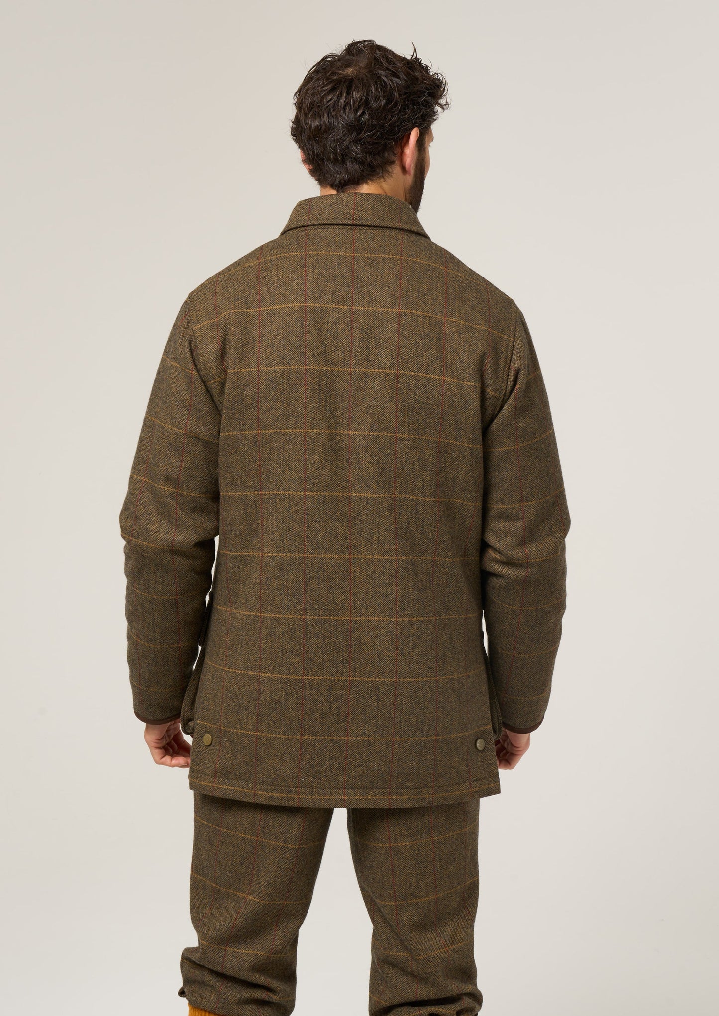 Tweed Jacke Rücken