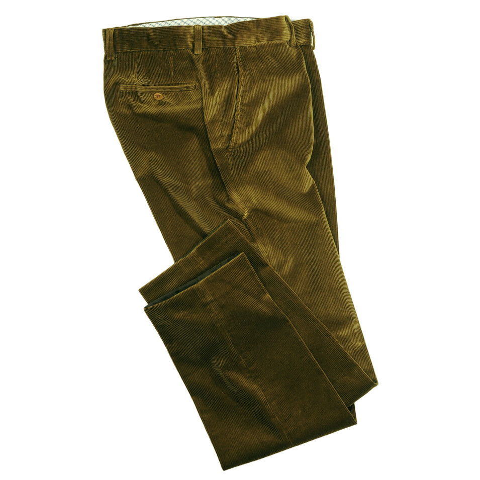 Herren Cordhose in grün