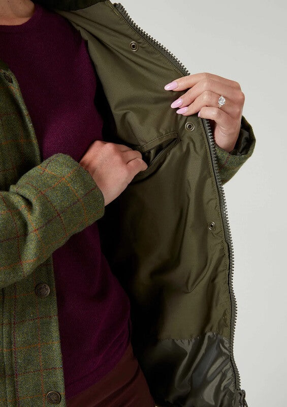 Damen Tweed Jacke Rutland Pine