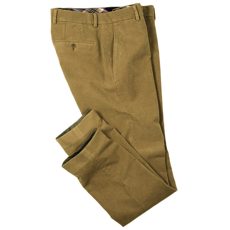 Herren Hose Baumwolltwill in beige