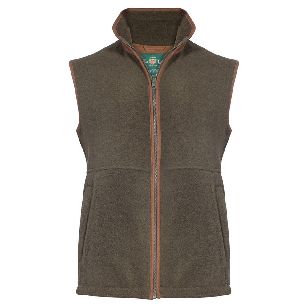 Herren Fleece Weste Aylsham in Green