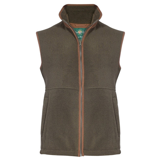 Herren Fleece Weste Aylsham in Green