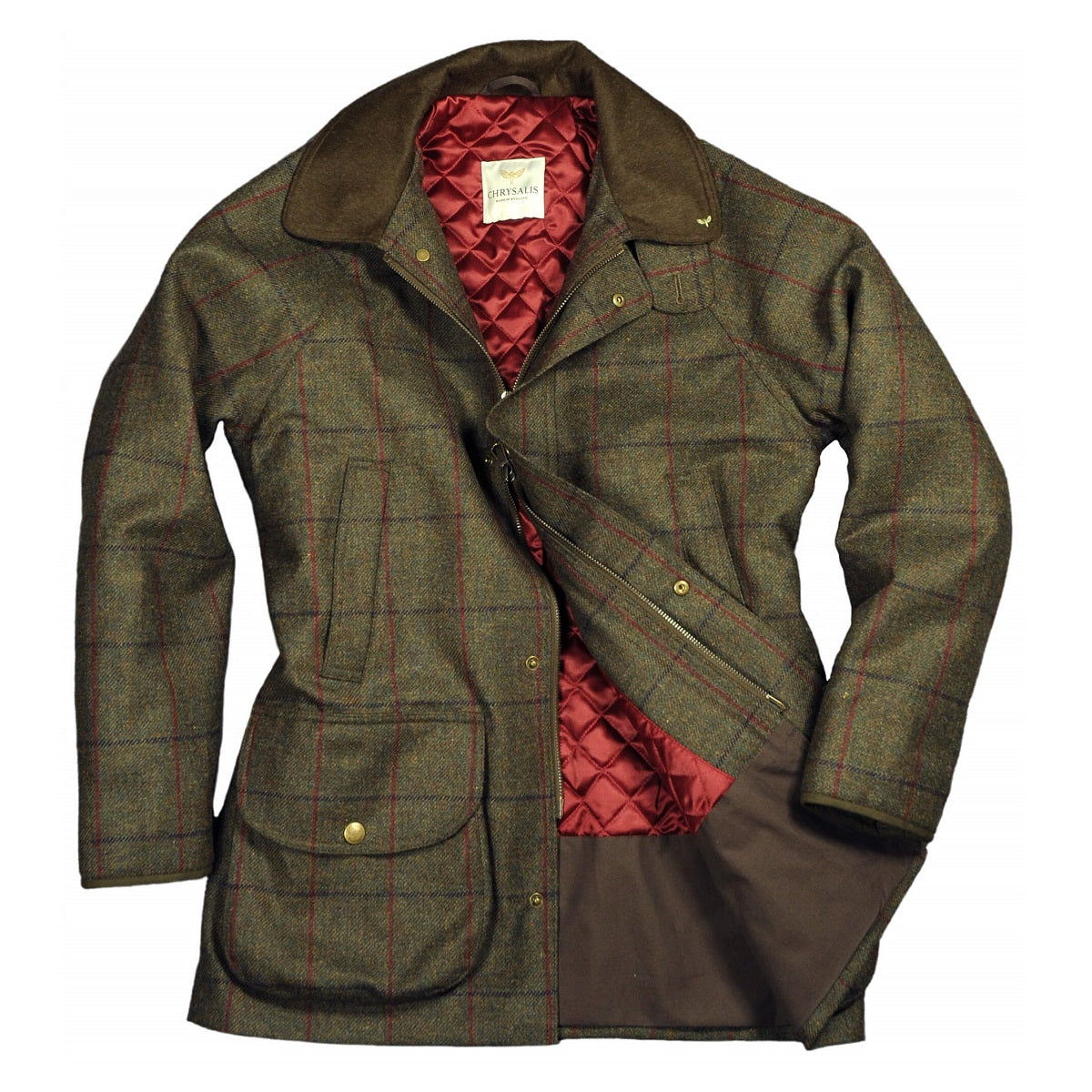 Herren Tweed Jacke Chrysalis Chiltern in Dark Forest K573