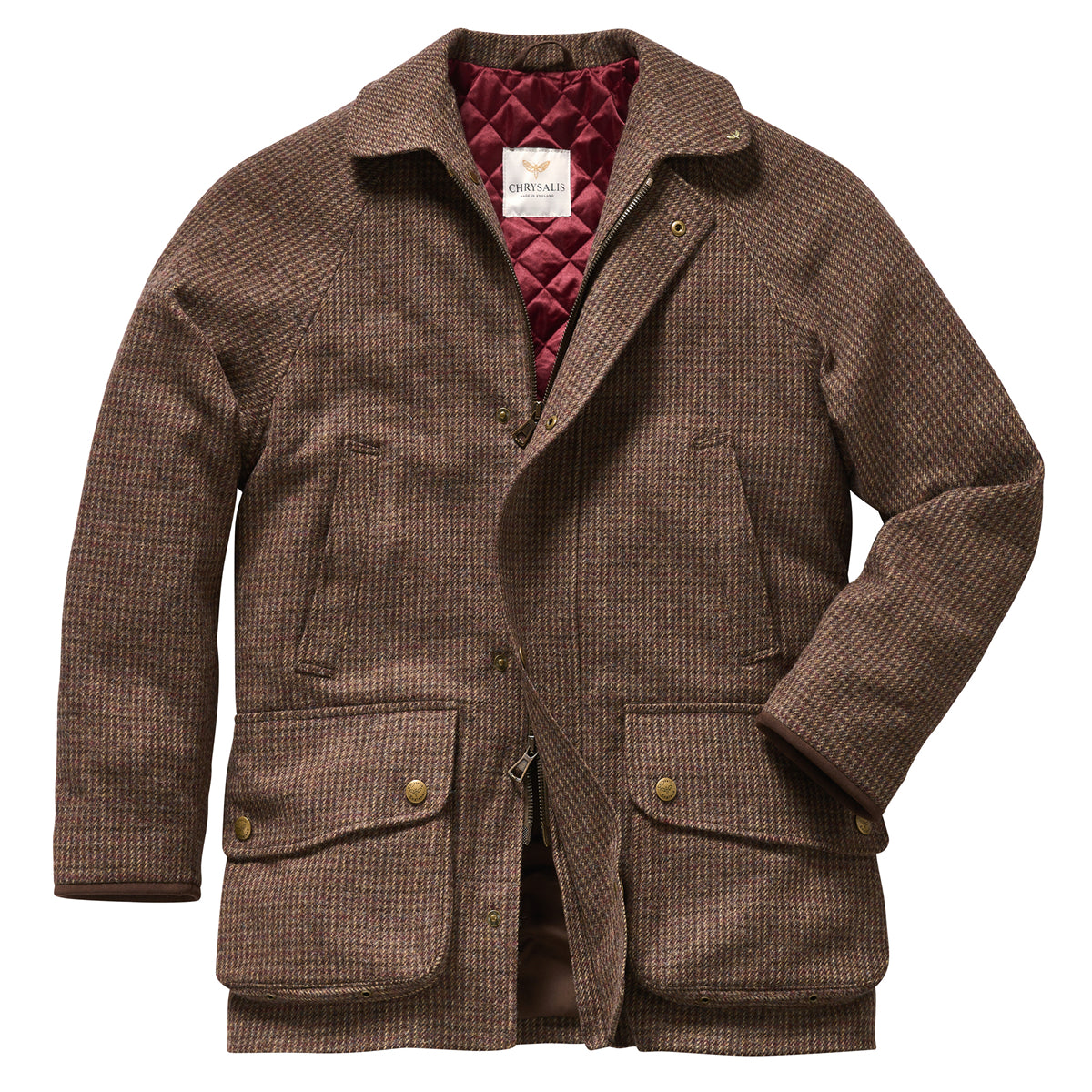 Herren Tweed Jacke Chrysalis Ultimate Oxford in Russet