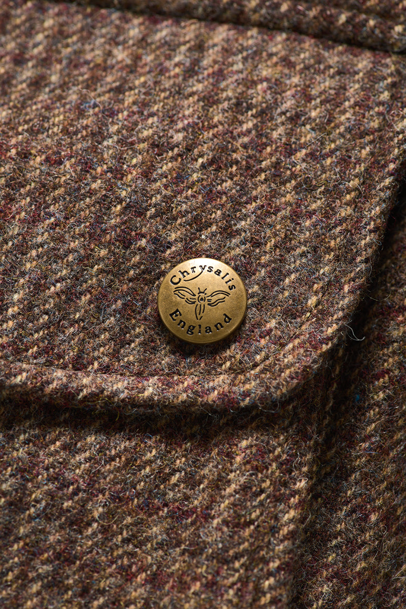 Tweed Stoff Russet