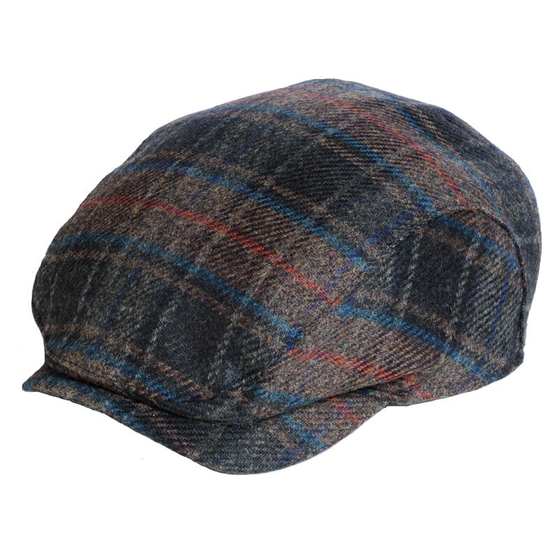 Ivy Contemporary Tweed Cap in Bottle Green