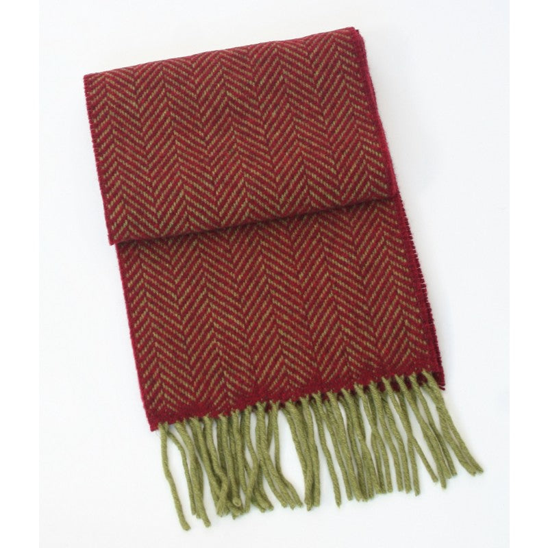 warmer Merino-Kashmir Schal rot 2413
