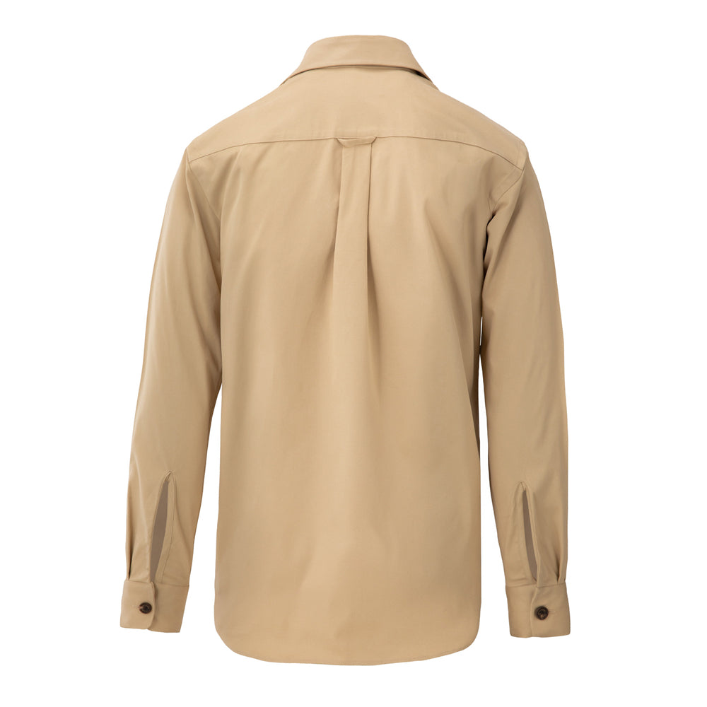 Herren Safari Hemd beige