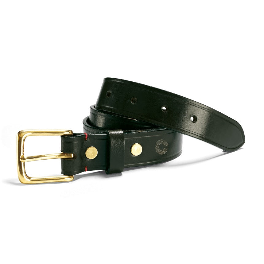 CROOTS Malton Ledergürtel Racing Green