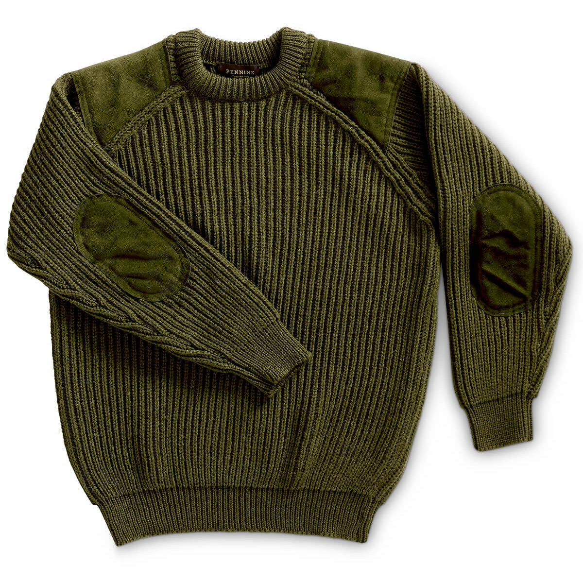 Byron Woll-Pullover in Olive – Tweedshop