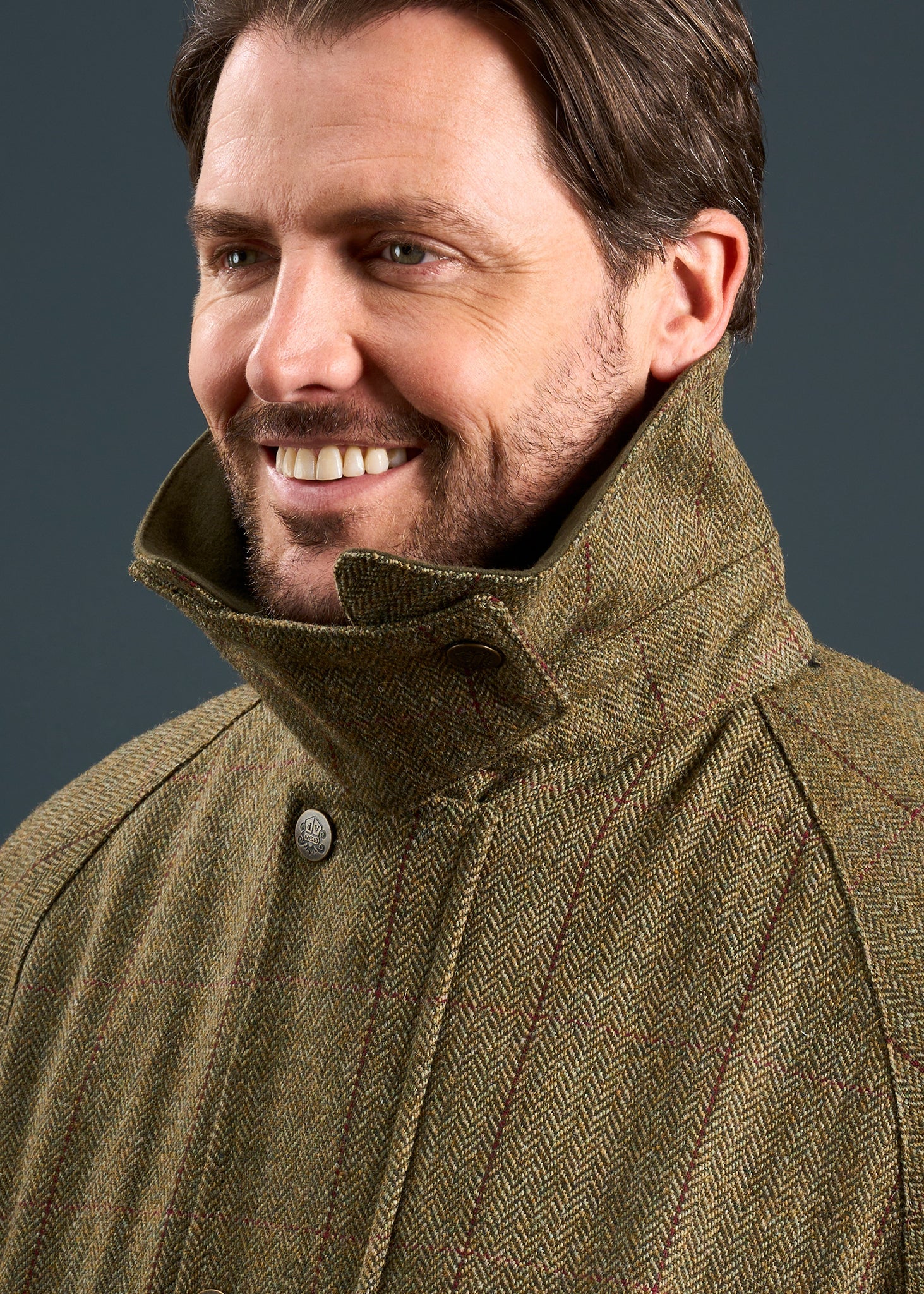 Tweed Jacke Kragen