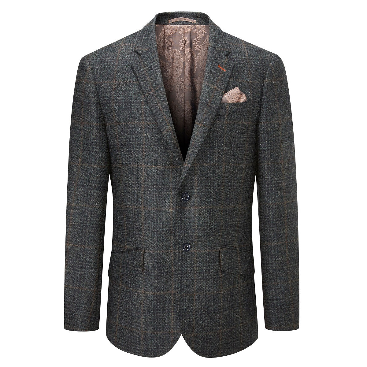 Herren Tweed Sakko Surrey Green Check