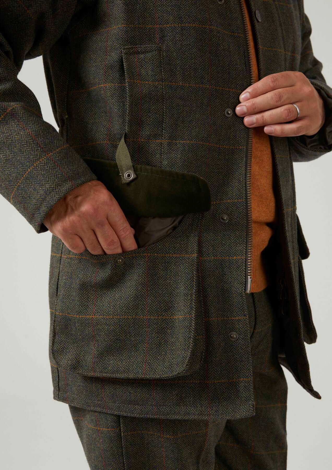 Jagd Tweed Jacke