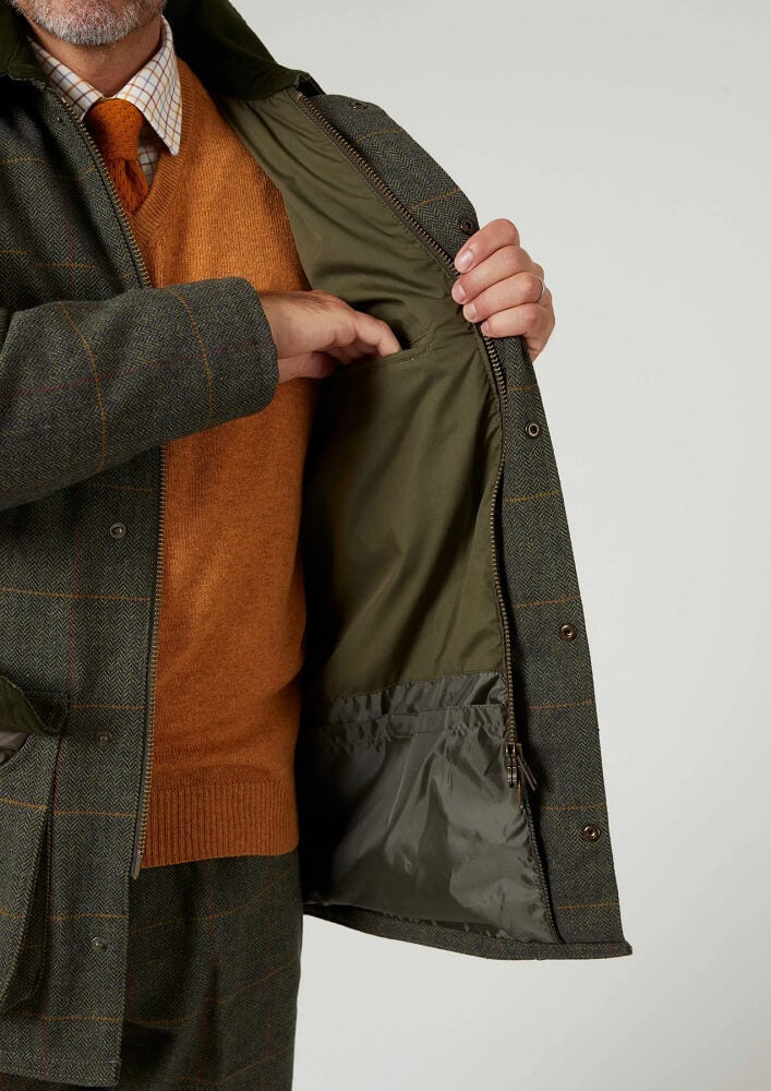 Tweed Jacke Wasserdicht