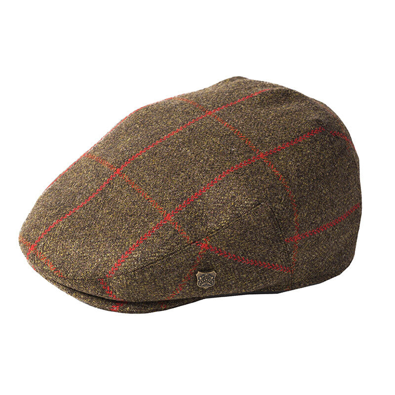 Gamekeeper Tweed Cap in dark green (553)