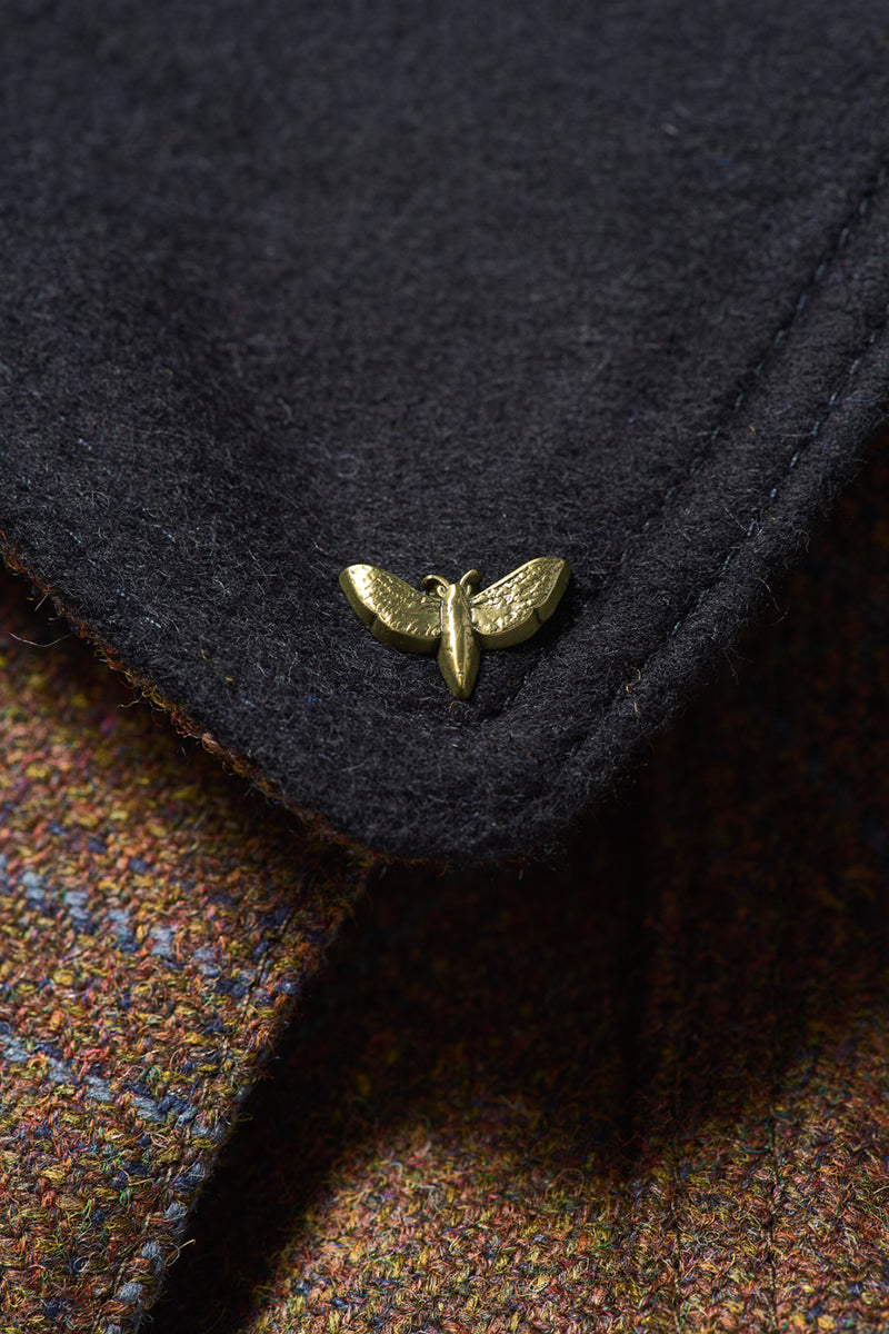 Kragen Tweed Jacke