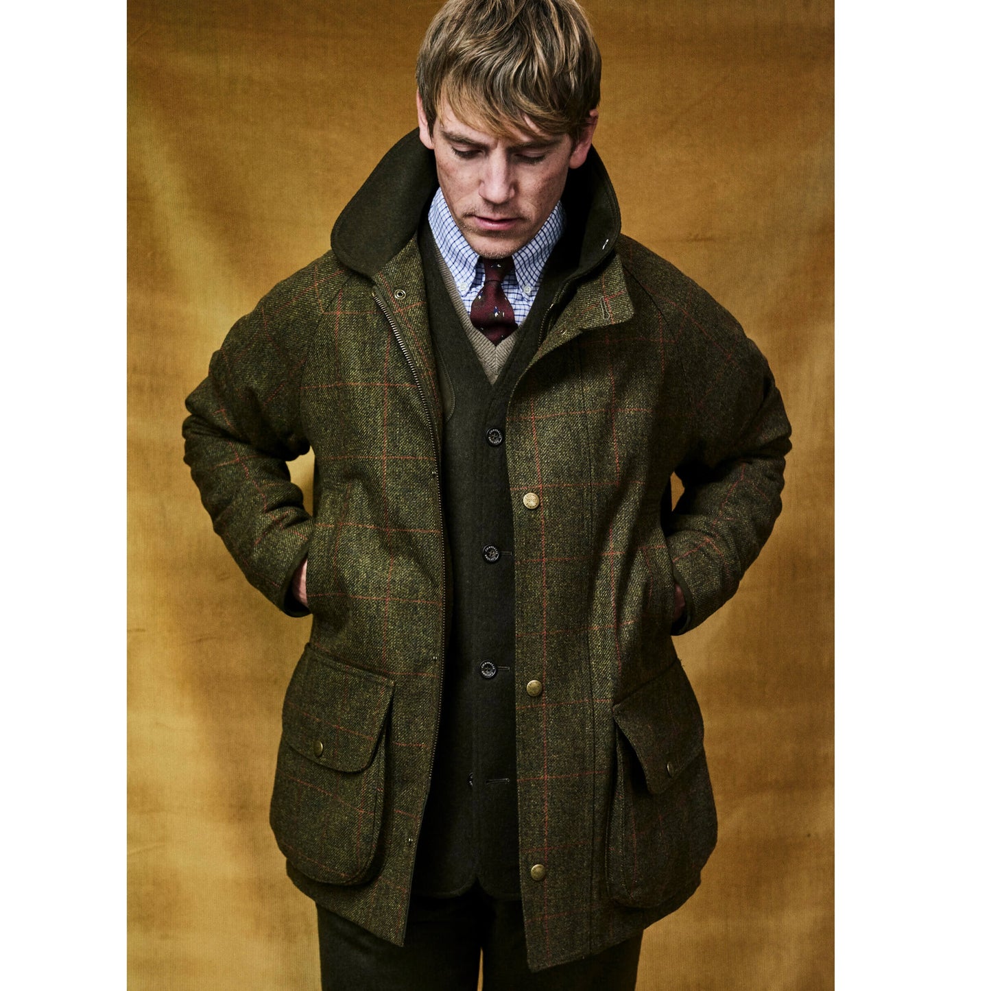 Tweed Jacke Chrysalis Chiltern in Green ETT570