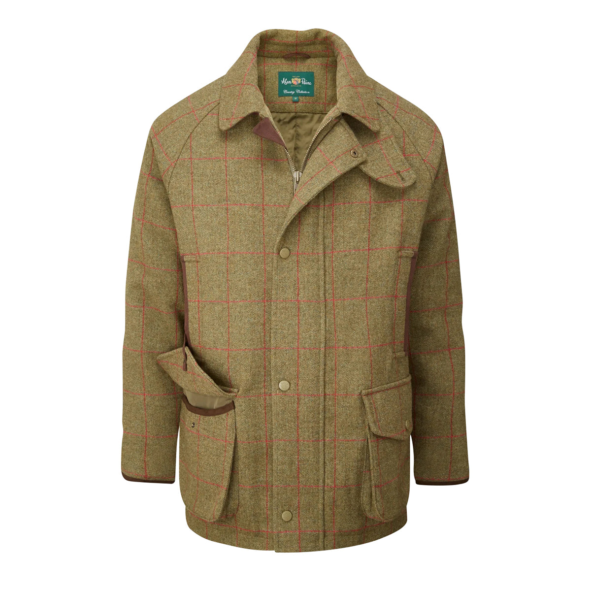 Herren Tweed Jacke Alan Paine Combrook Sage
