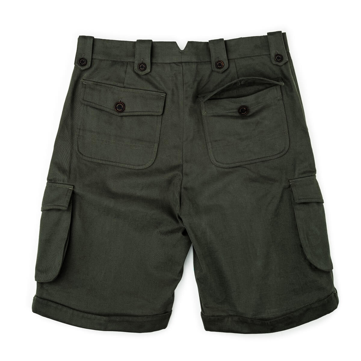 Safari Shorts in Brushed Bush Green