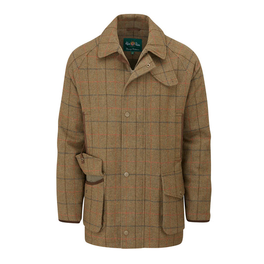 Alan Paine Combrook Tweed Coat Thyme