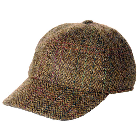 Tweed Baseball Cap mit Ohrenklappen