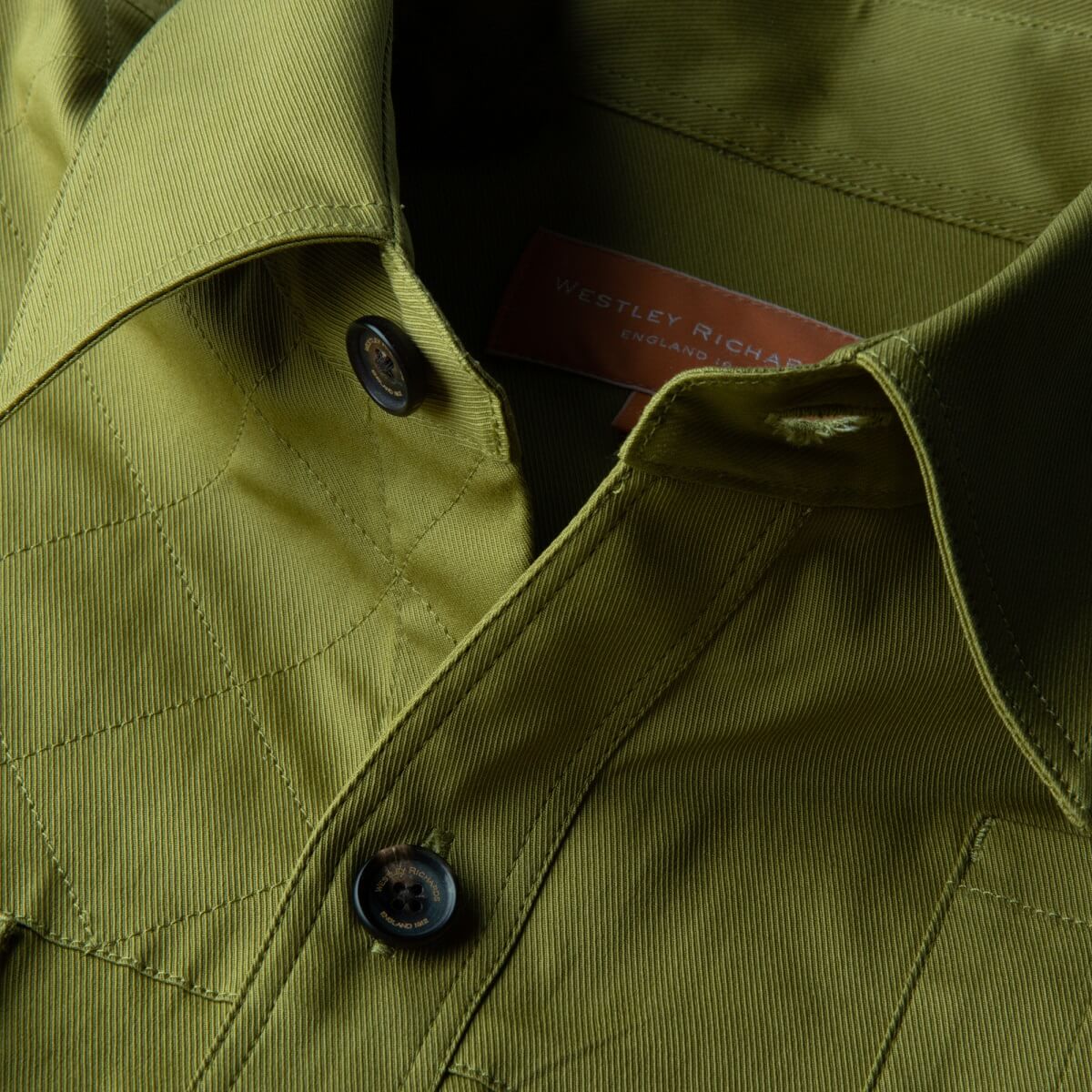 Campaign Safari Shirt in Khaki Green