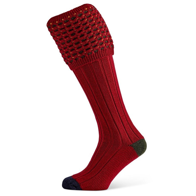 Jagdstrümpfe Merinowolle Ambassador in Deep Red