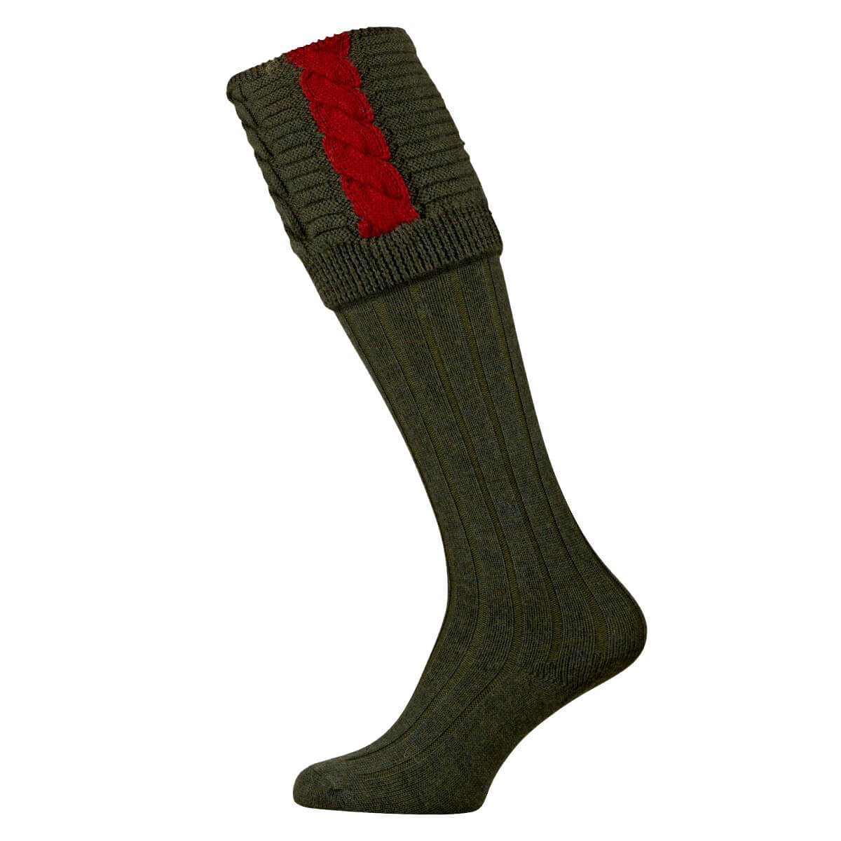 Jagdsocken Merinowolle Govenor Hunter green