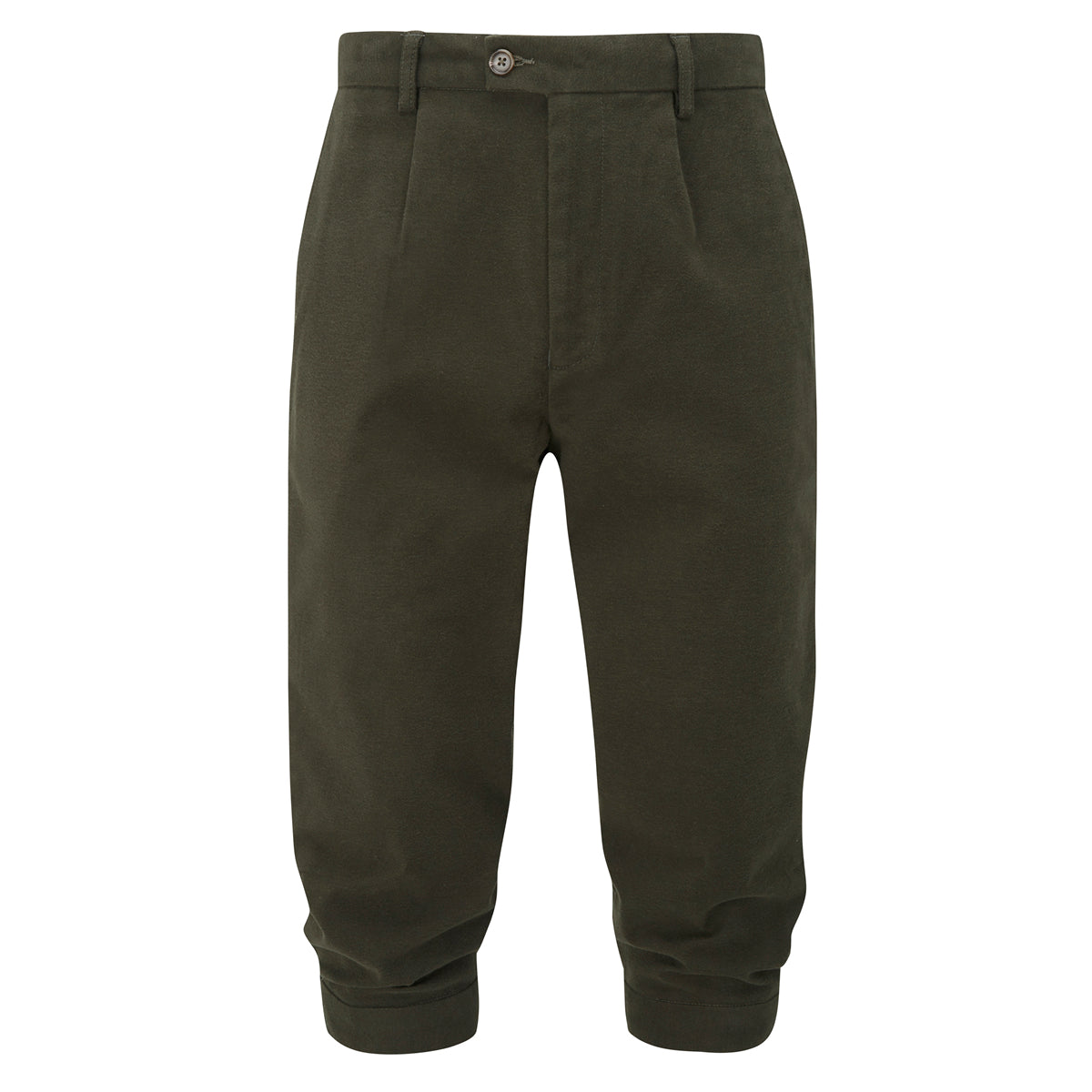 Jagd Kniebundhose Moleskin Breeks Oliv
