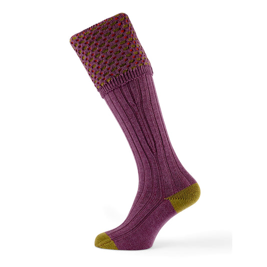englische Jagdsocken Ambassador Damson