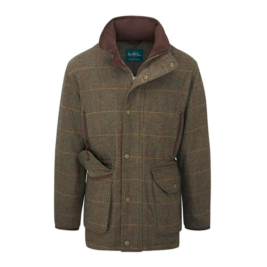 Tweed Field Coat in Teak