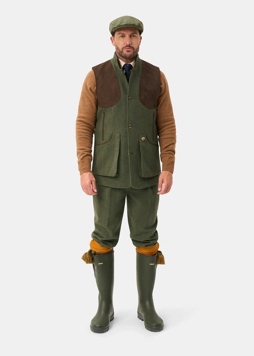 Herren Tweed Schiessweste 