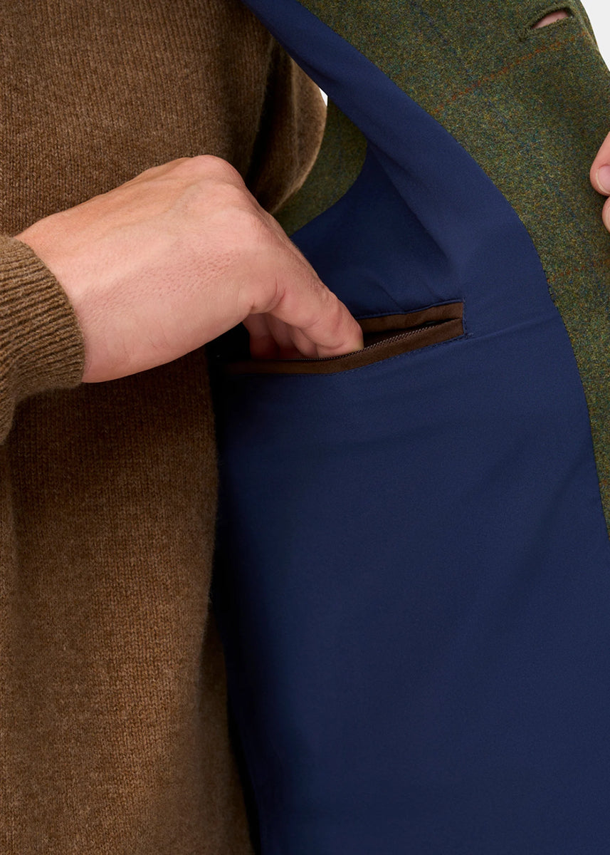 Tweed Weste Innentasche