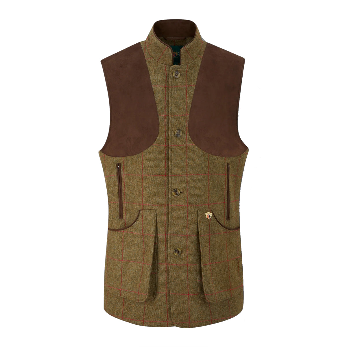 Herren Tweed Gilet