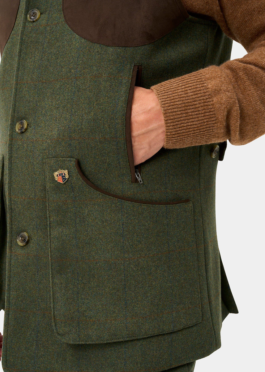 Schießweste Tweed
