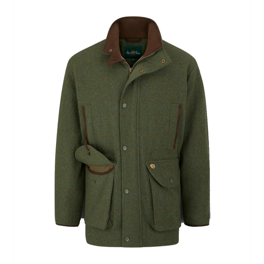 Herren Tweedjacke grün