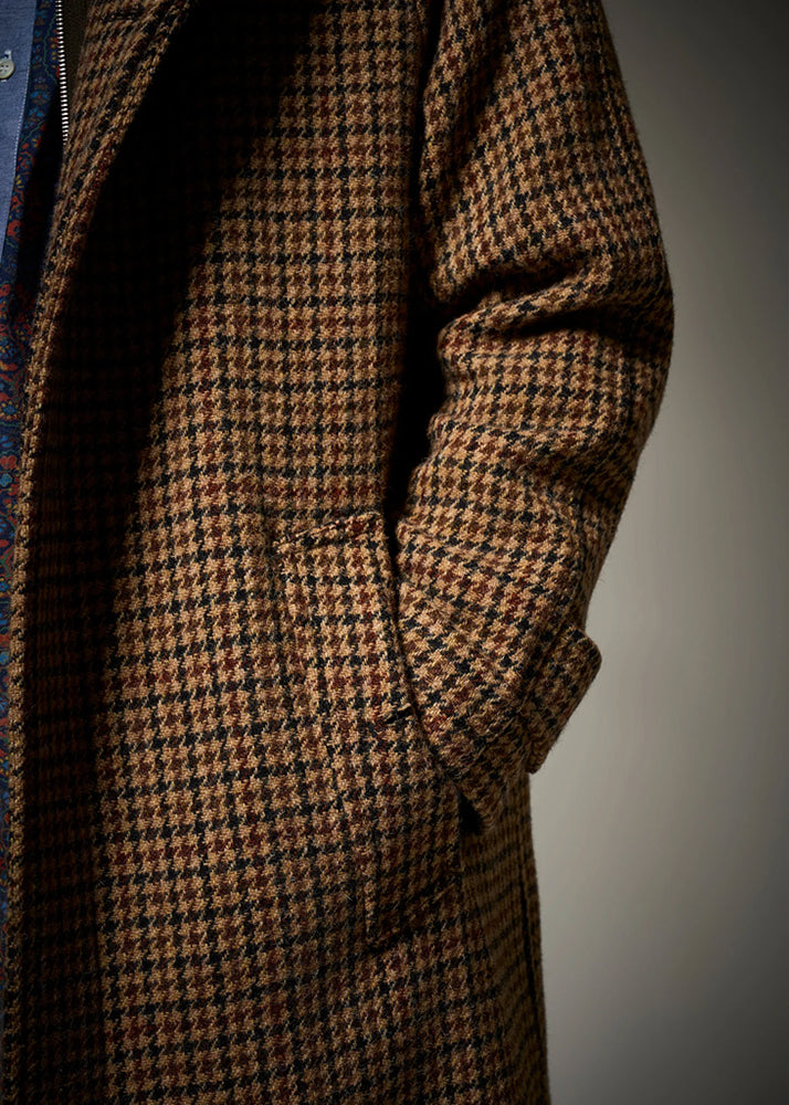 Herren Tweed Mantel