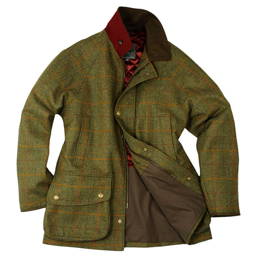 Herren Tweed Jacke Chrysalis Ultimate Oxford in Green Check K567