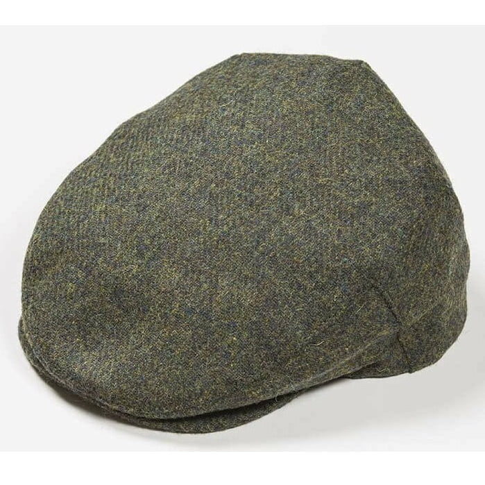 Irish Tweed Cap in Dark Green