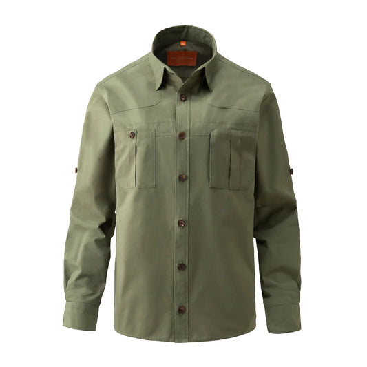 Westley Richards Sirocco Shirt in Bush Green