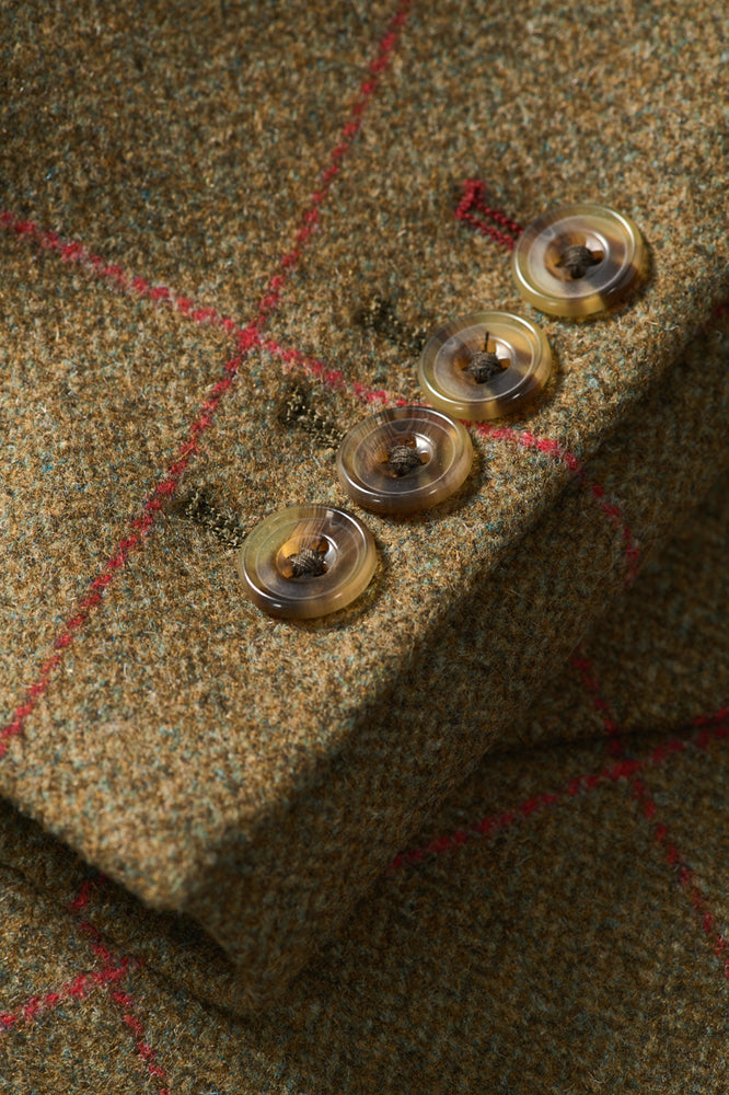 Herren Tweed Sakko Ärmel