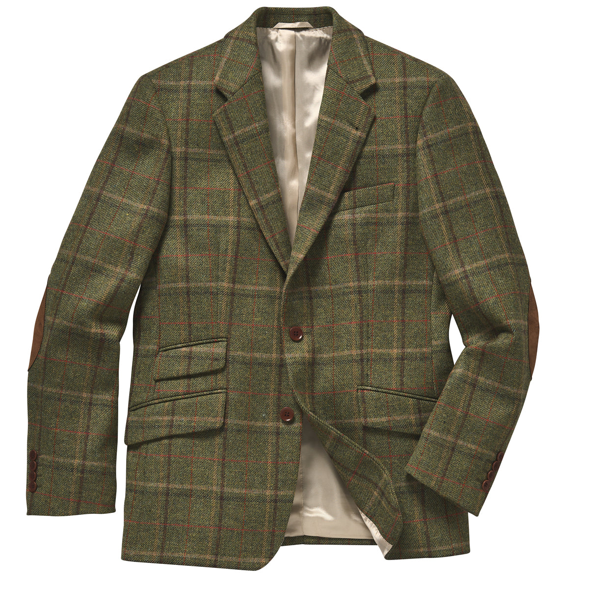Tweed Sakko Noah in grün