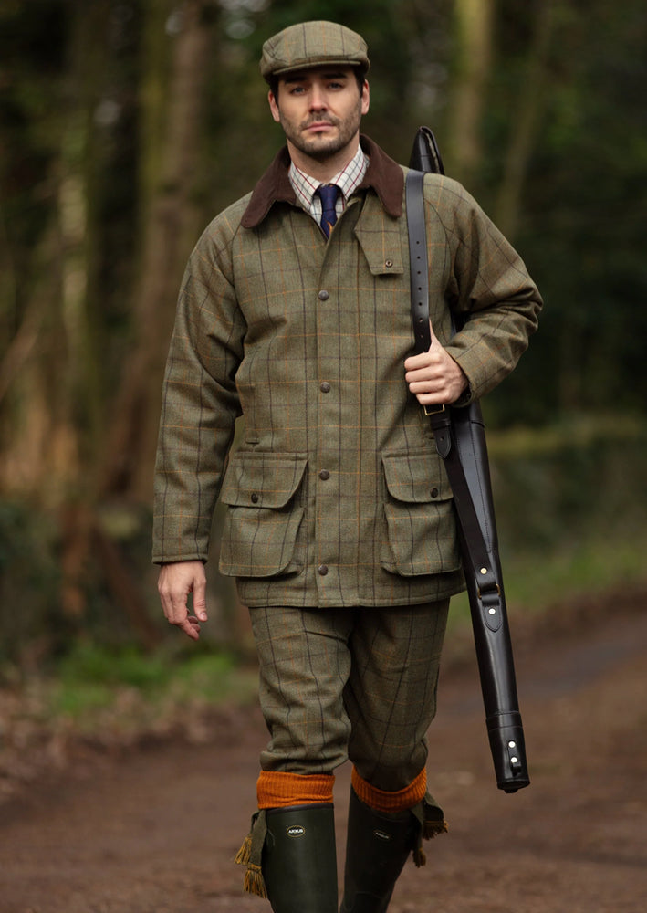 Alan Paine Tweedjacke Dark Moss