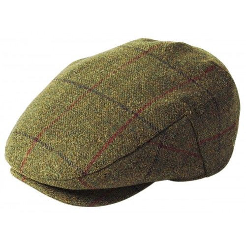 Waterproof Tweed Cap in oliv (517)